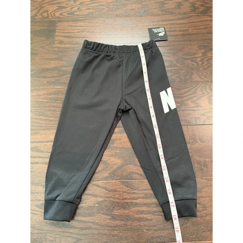 Nike Kids 2-Piece Tracksuit Set Black Neon Green 18M 66F191-023